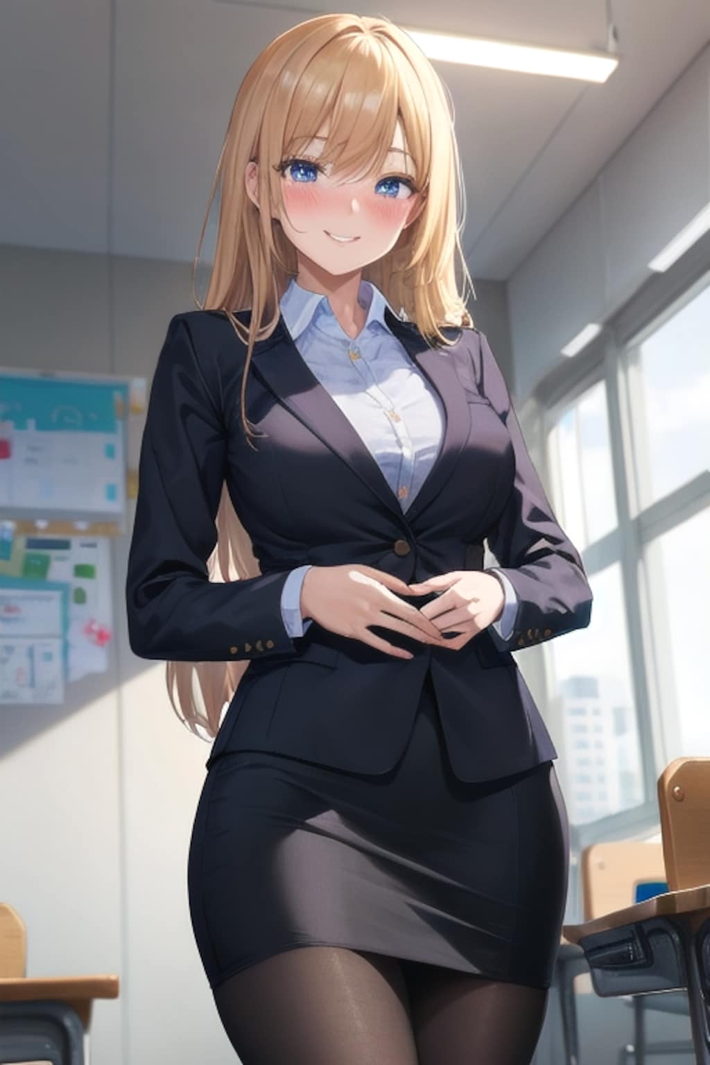 男子に人気の臨時講師① 表の顔