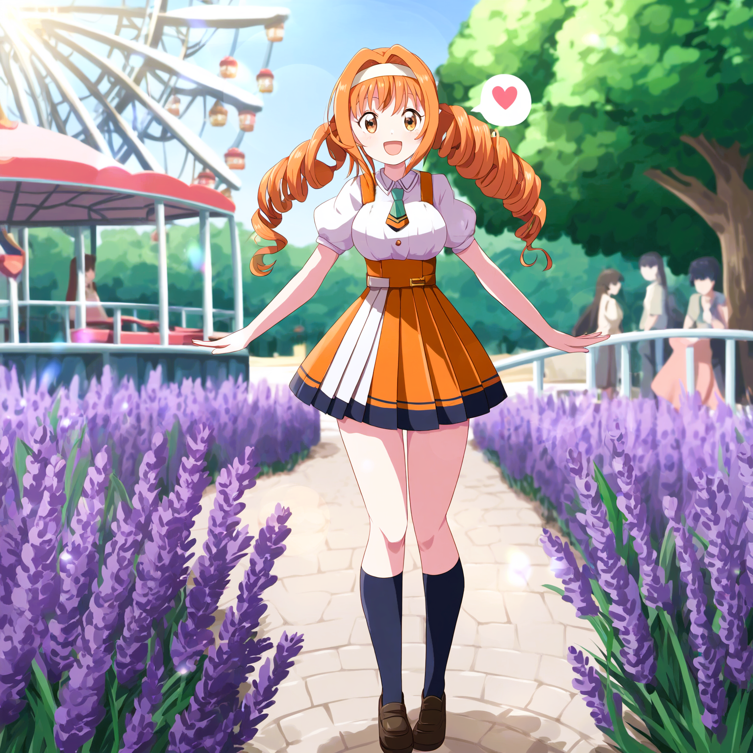 遊園地で待ち合わせ