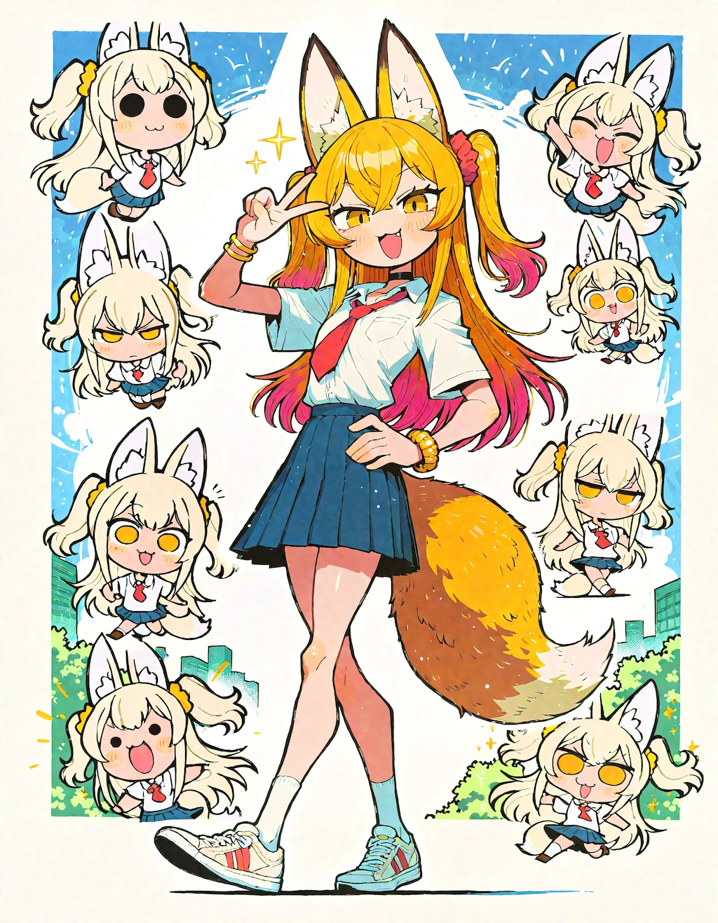 Kaleidoscope of the Fox