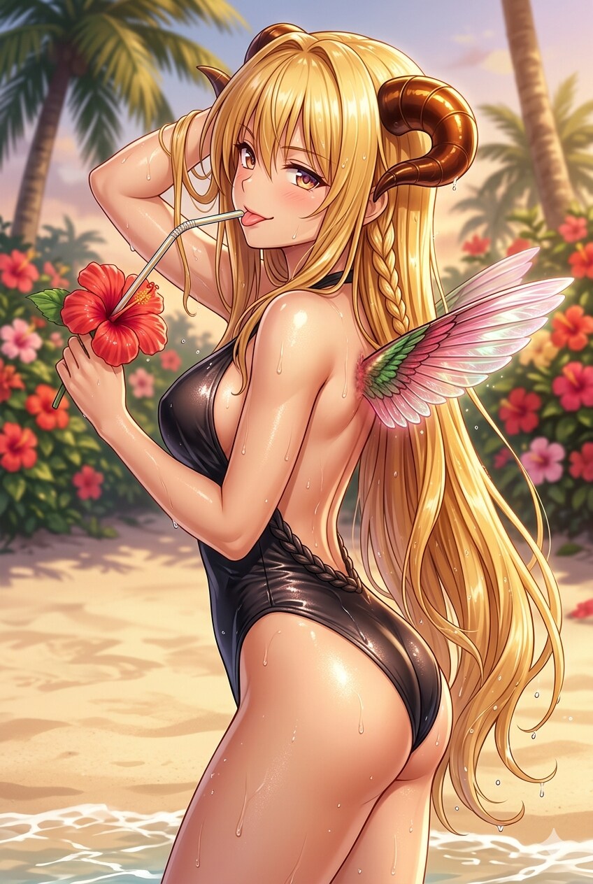 ハチドリ擬人化