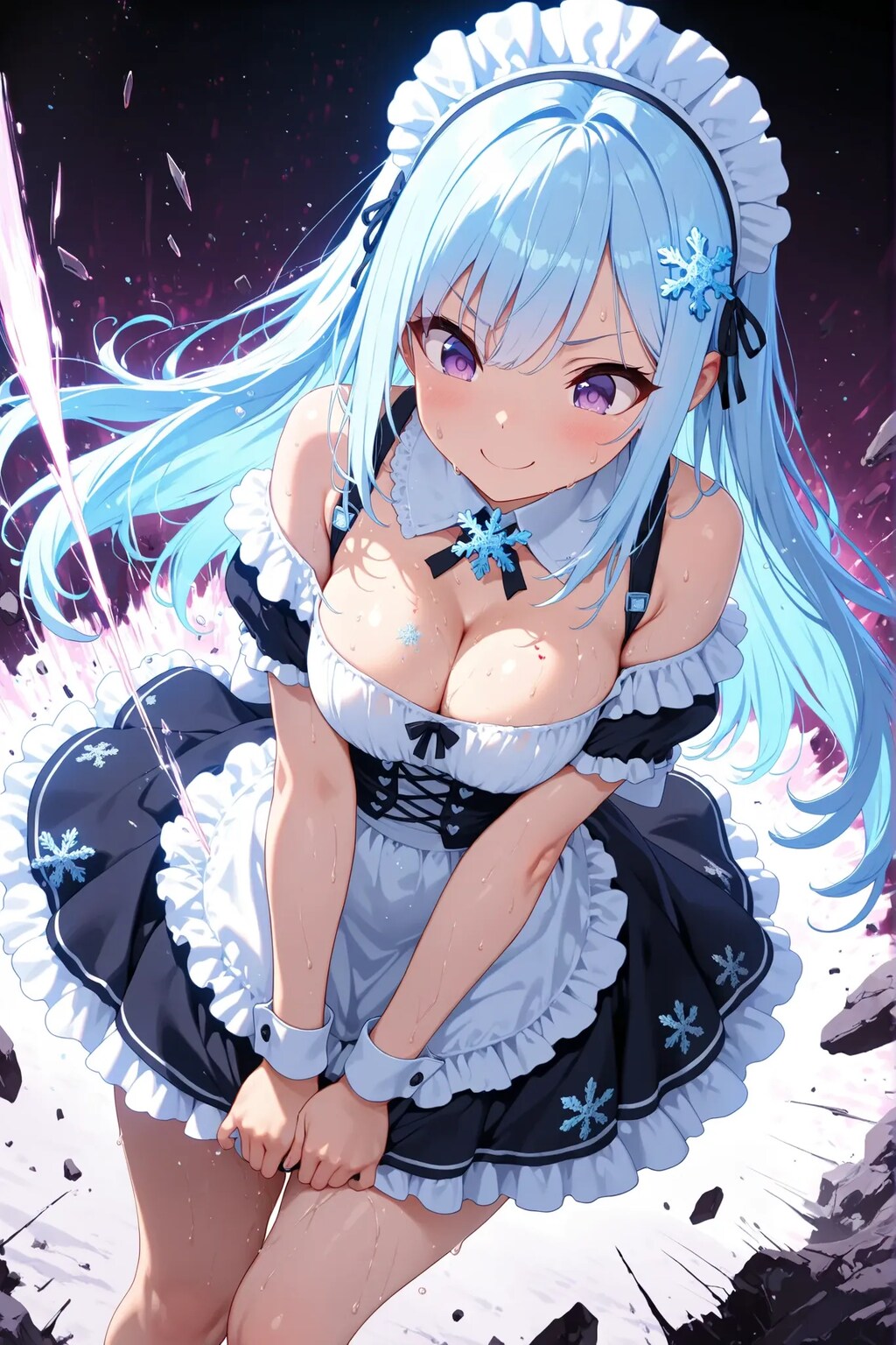 漏らしてません汗ですよ💓