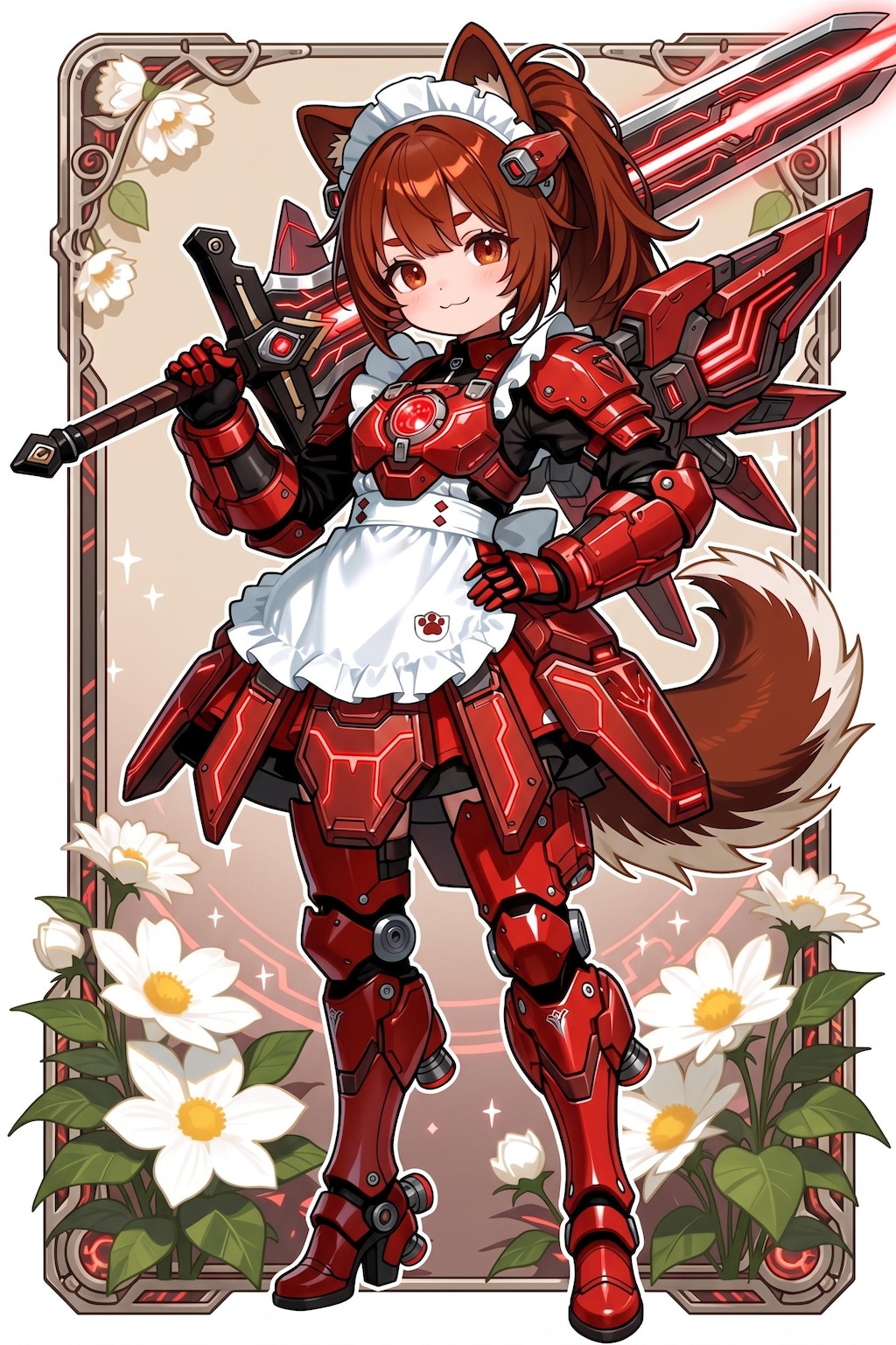 はいぱーけもぱわーどメイド四天王