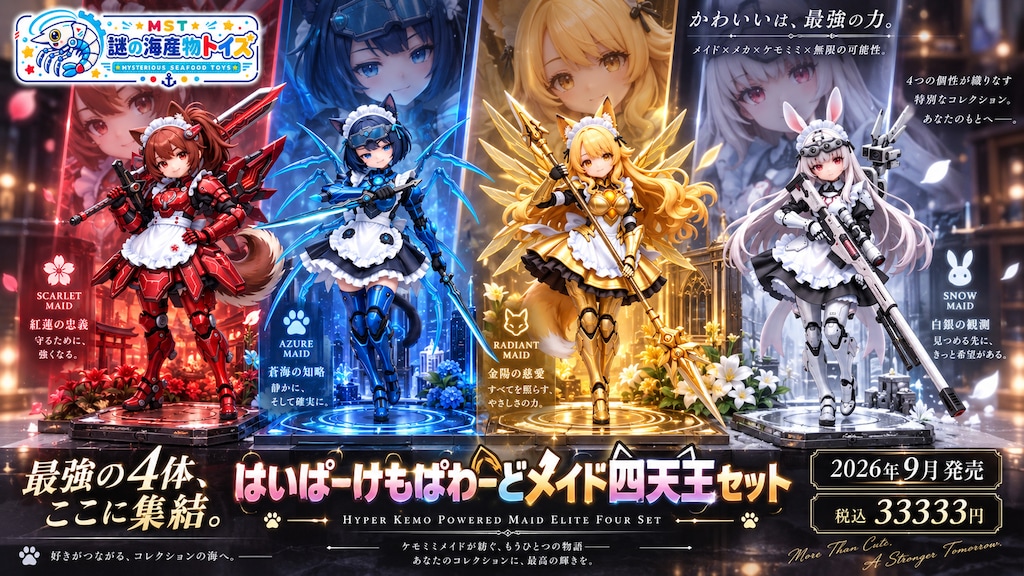 はいぱーけもぱわーどメイド四天王