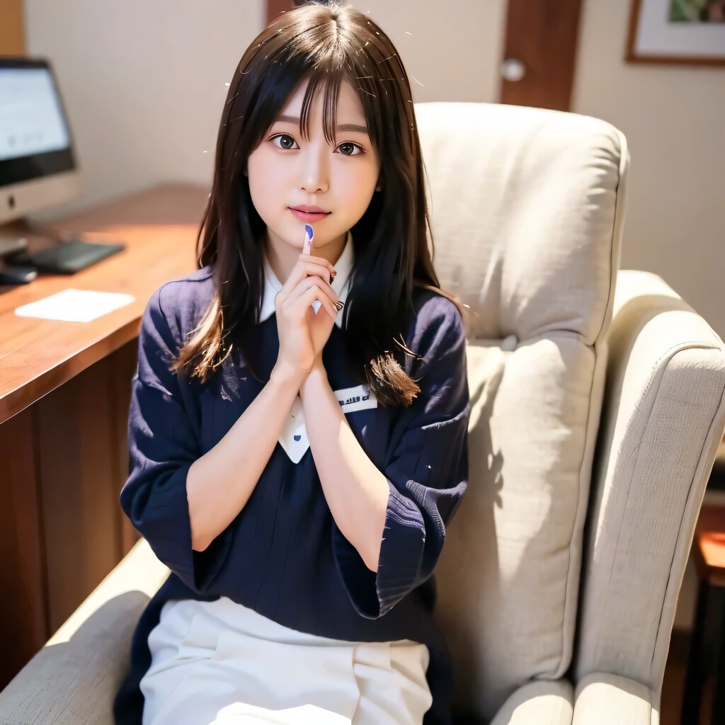 黒髪ロングで漫画喫茶の美女１８