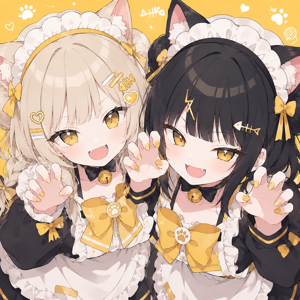 猫耳メイドコス