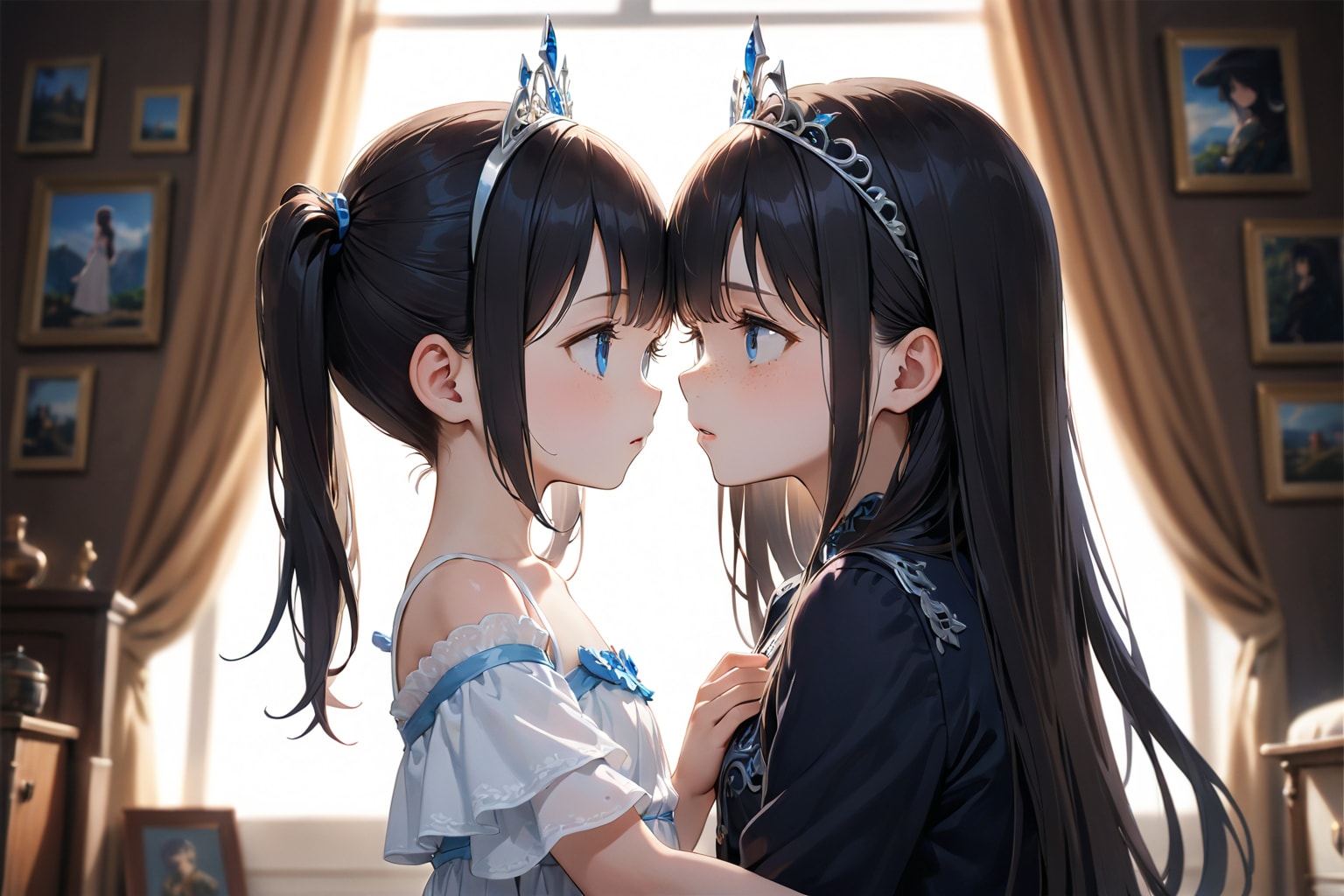 ちちぷい生成機能で双子姫 | の人気AIイラスト・グラビア