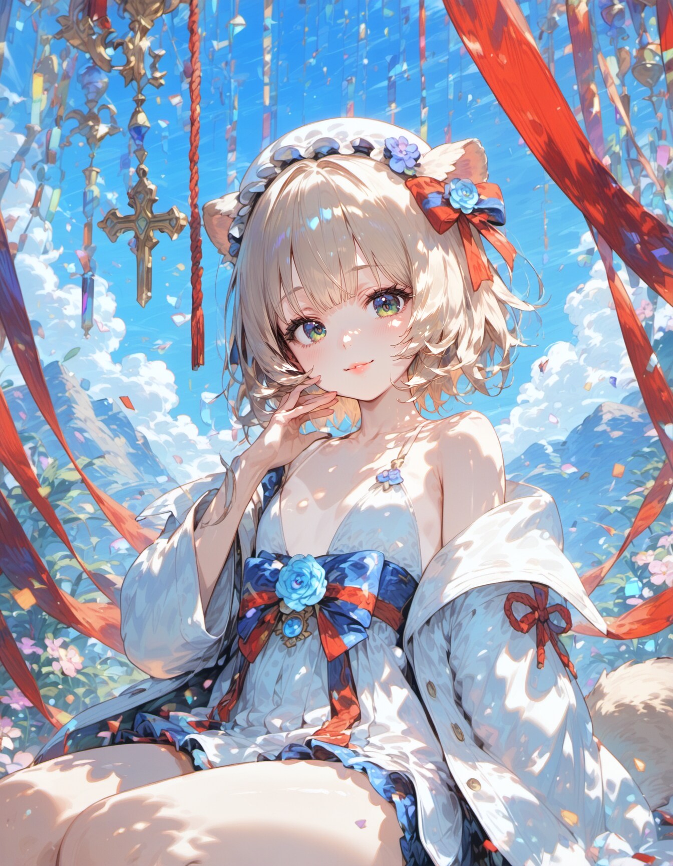 neckline | の人気AIイラスト・グラビア