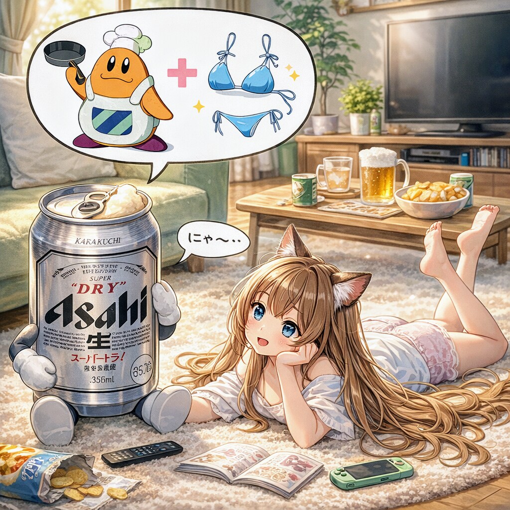 コックカワサキマイクロビキニ部について話す女の子 | の人気AIイラスト・グラビア