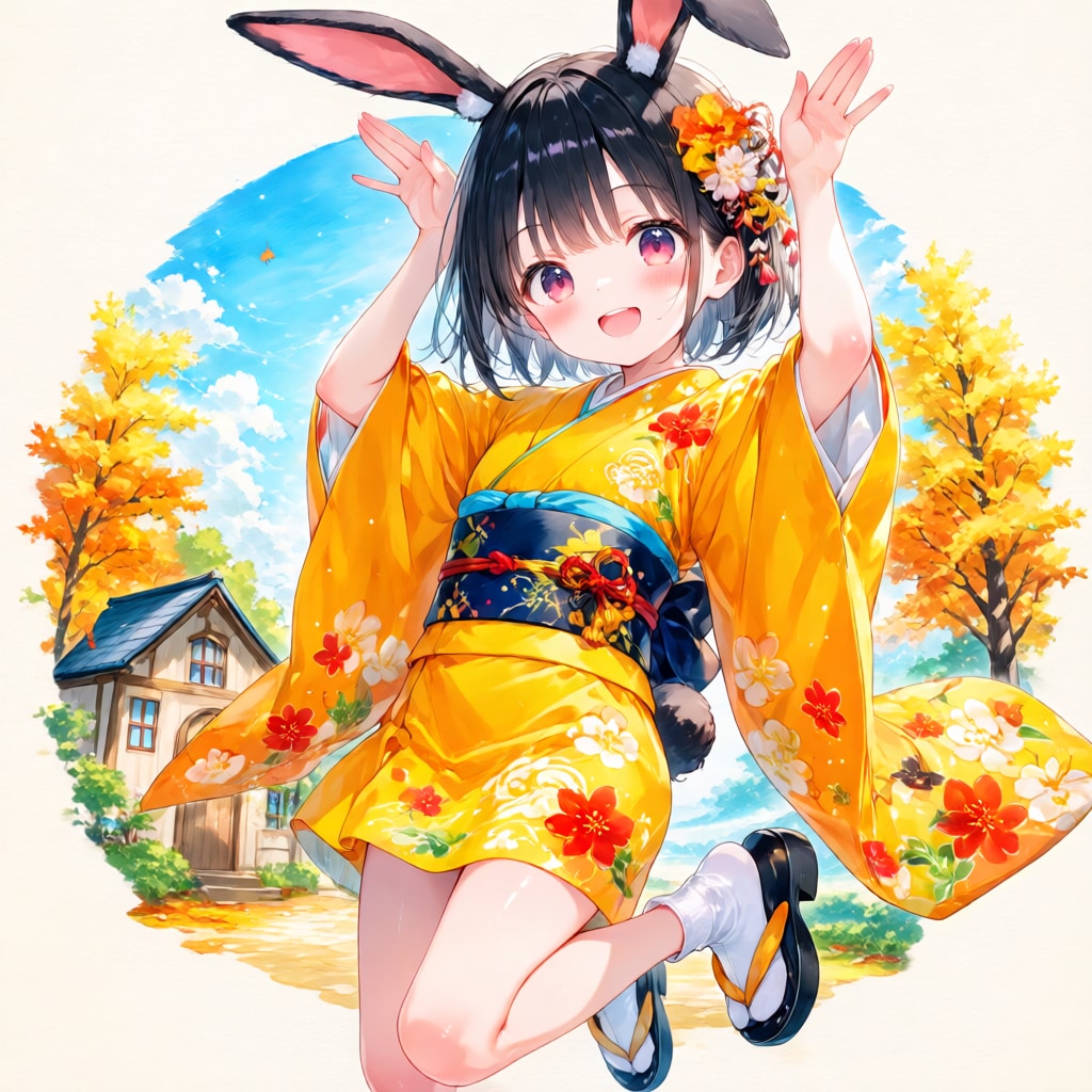 おはウサ〜9/13 | の人気AIイラスト・グラビア
