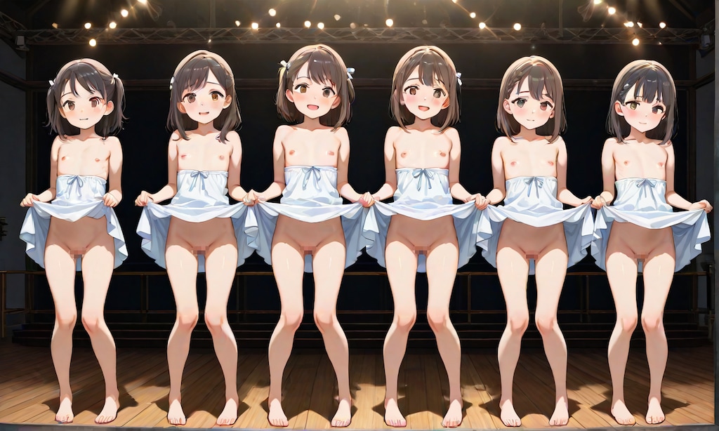 [12枚] Auction for Underdeveloped Girls 未発達少女オークション　あなたが愛する少女に、きっと出会える・・・（ロリっ子大集合・大人向け５５７の１）