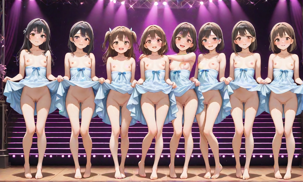 [12枚] Auction for Underdeveloped Girls 未発達少女オークション　あなたが愛する少女に、きっと出会える・・・（ロリっ子大集合・大人向け５５７の１）