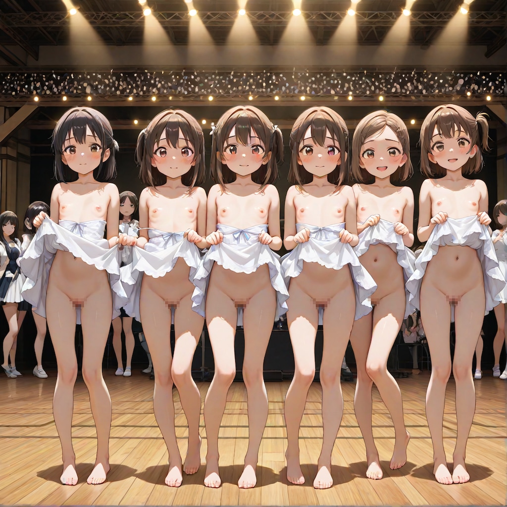 [12枚] Auction for Underdeveloped Girls 未発達少女オークション　あなたが愛する少女に、きっと出会える・・・（ロリっ子大集合・大人向け５５７の１）