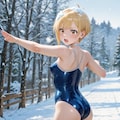 雪と水着IIII 4枚目