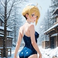 雪と水着IIII 5枚目