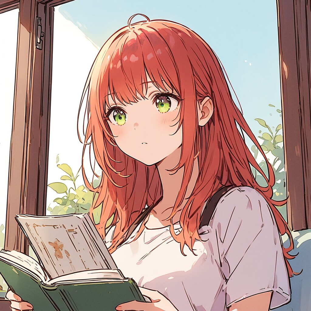 読書中