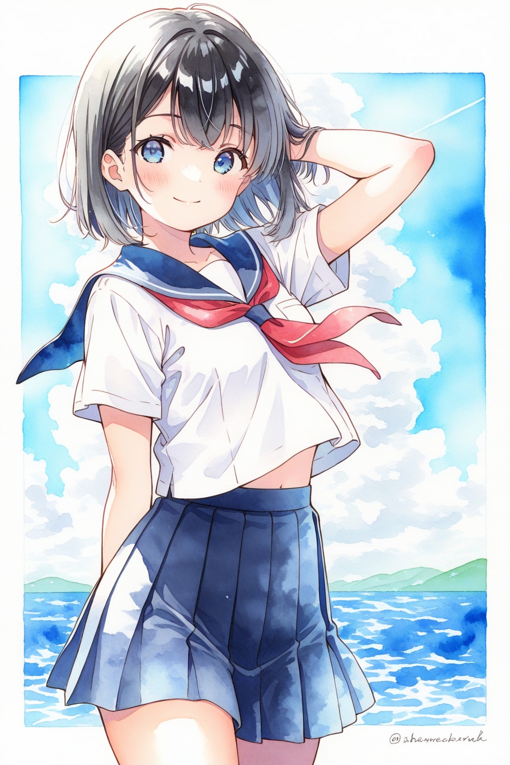 夏の少女 | の人気AIイラスト・グラビア