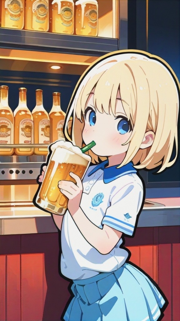 飲んで♪