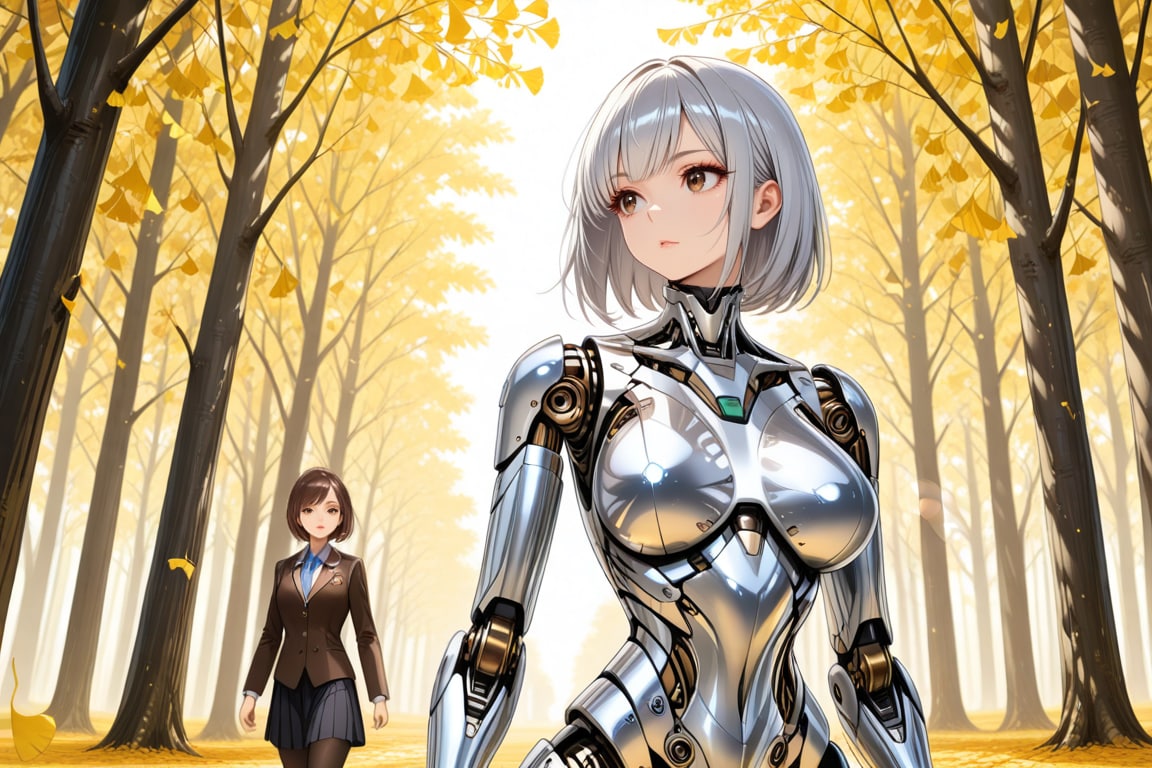 銀杏並木 | の人気AIイラスト・グラビア