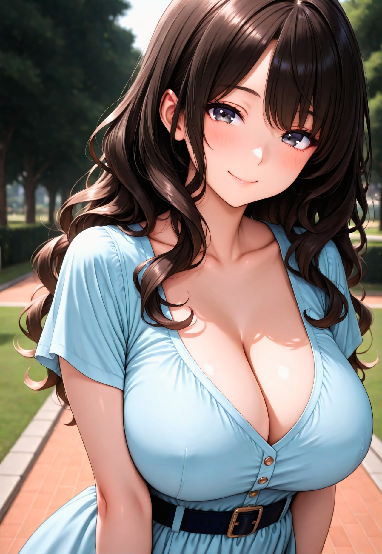 1492（水色のワンピ）