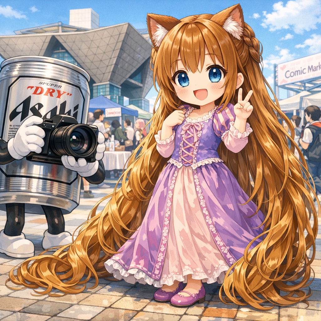 ラプンツェルのコスプレな小さな女の子 | の人気AIイラスト・グラビア