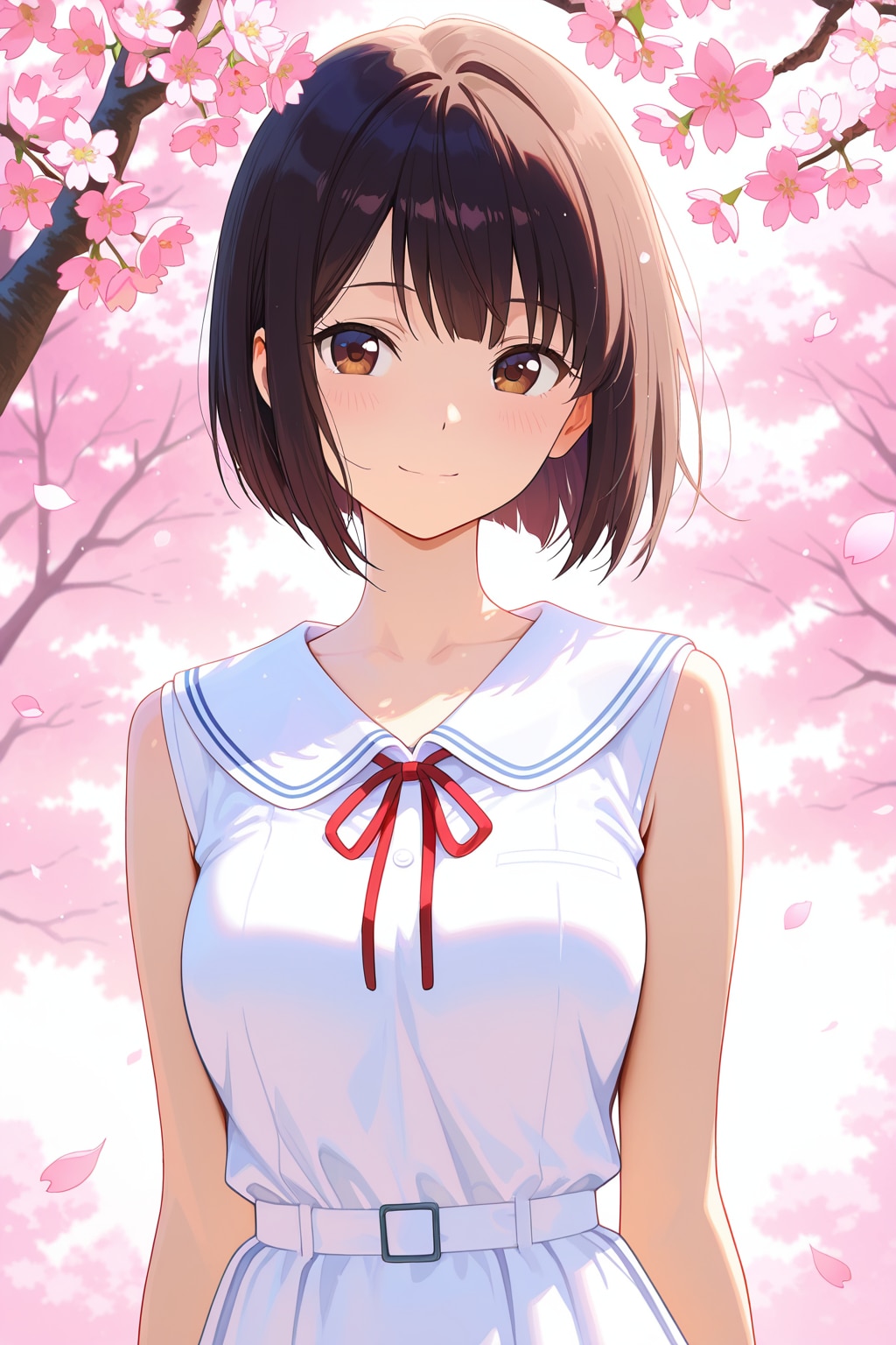 いつもと違う画風の女の子