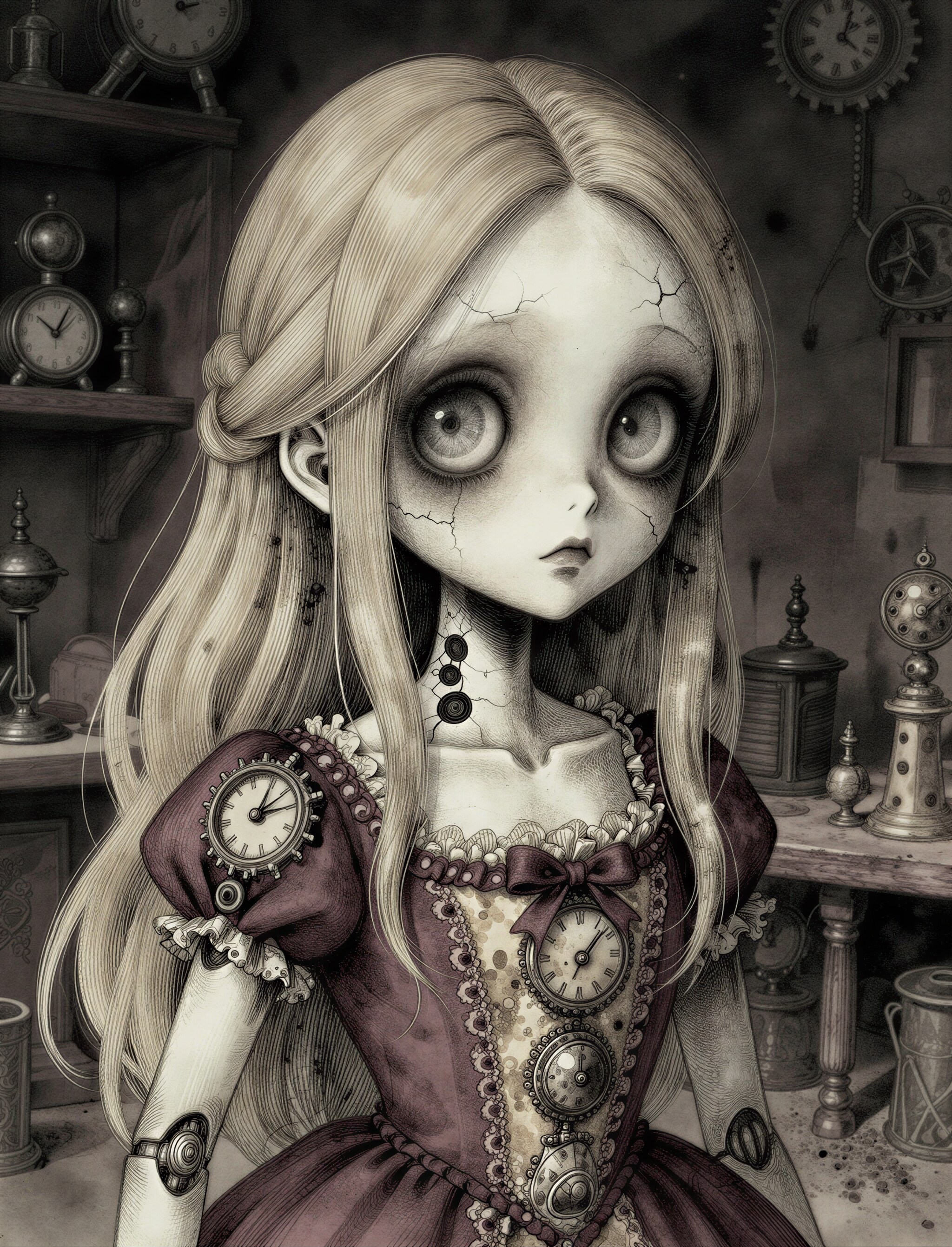 時計仕掛け | の人気AIイラスト・グラビア