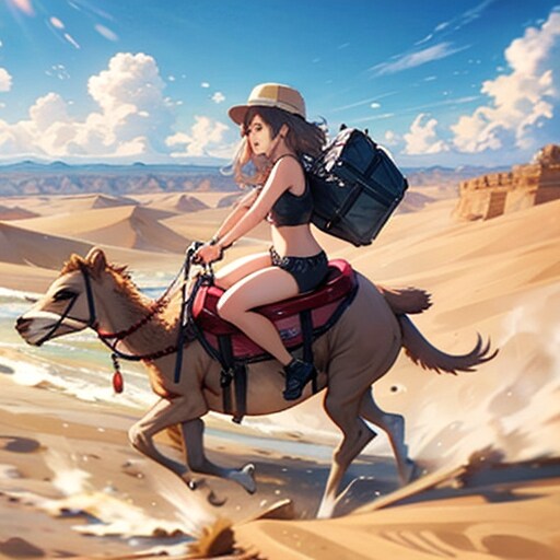 長旅を急ぐと疲れるよ | の人気AIイラスト・グラビア