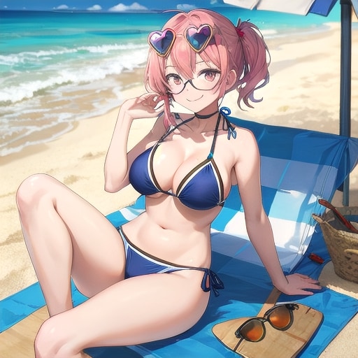 青ビキニ