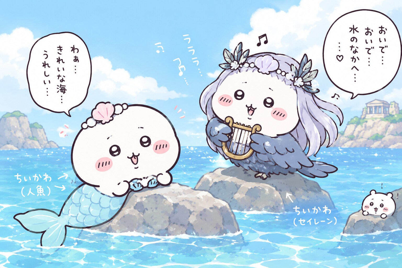うちのチャッピーが考えたセイレーン編 | の人気AIイラスト・グラビア