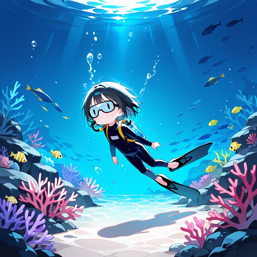 海を楽しむ