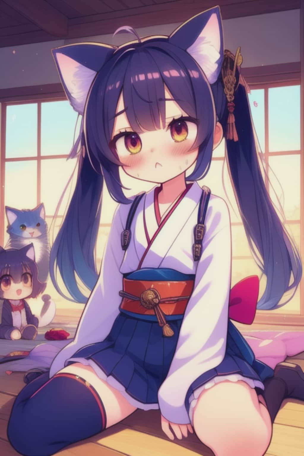 猫耳ツインテちゃん