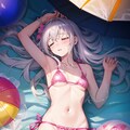 ビーチでお昼寝。 3枚目