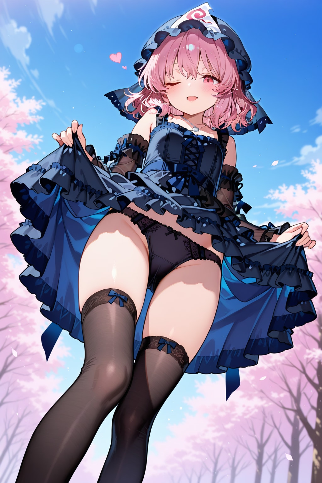 ロリータ幽々子とたくし上げ