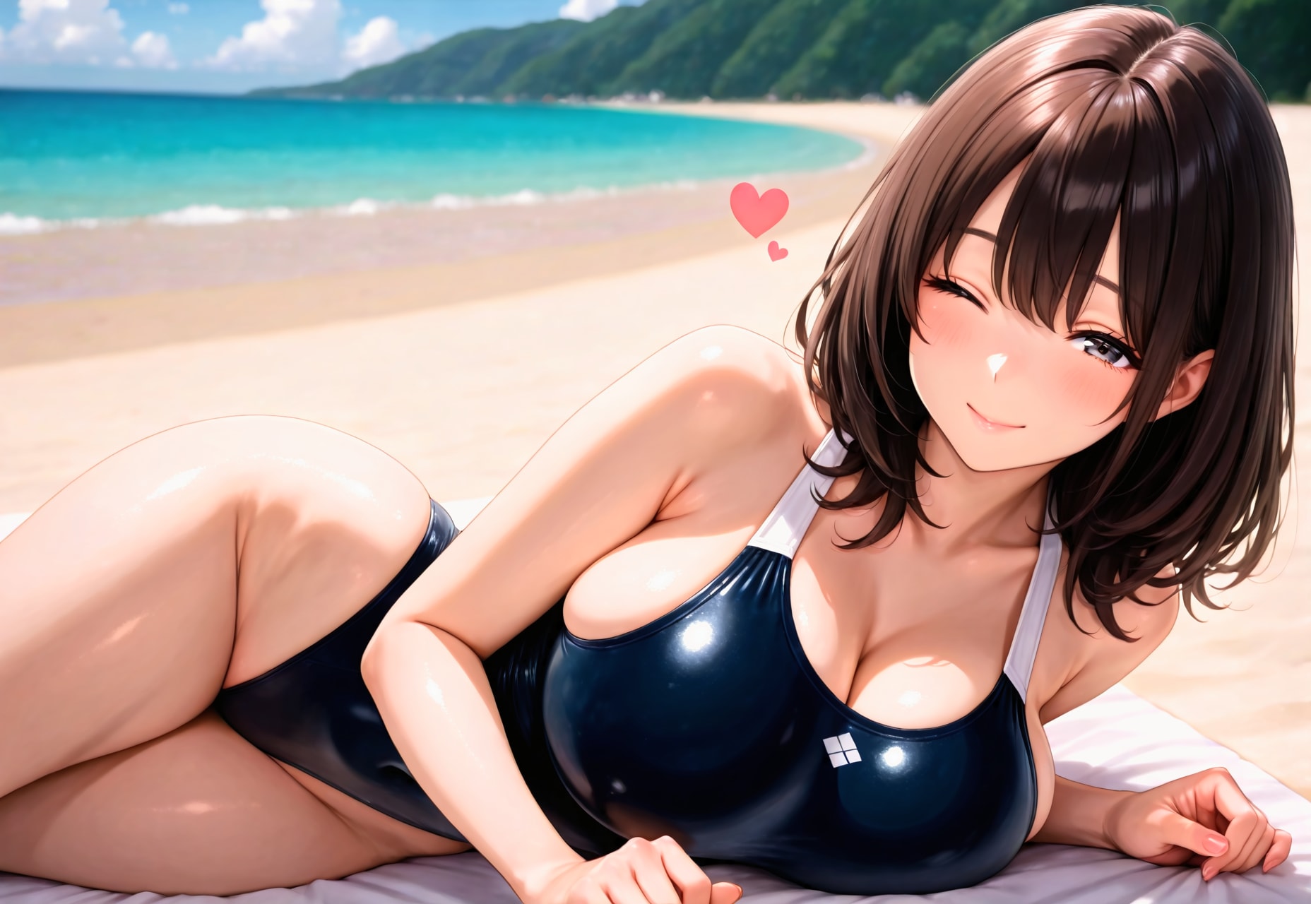1634（黒い水着）