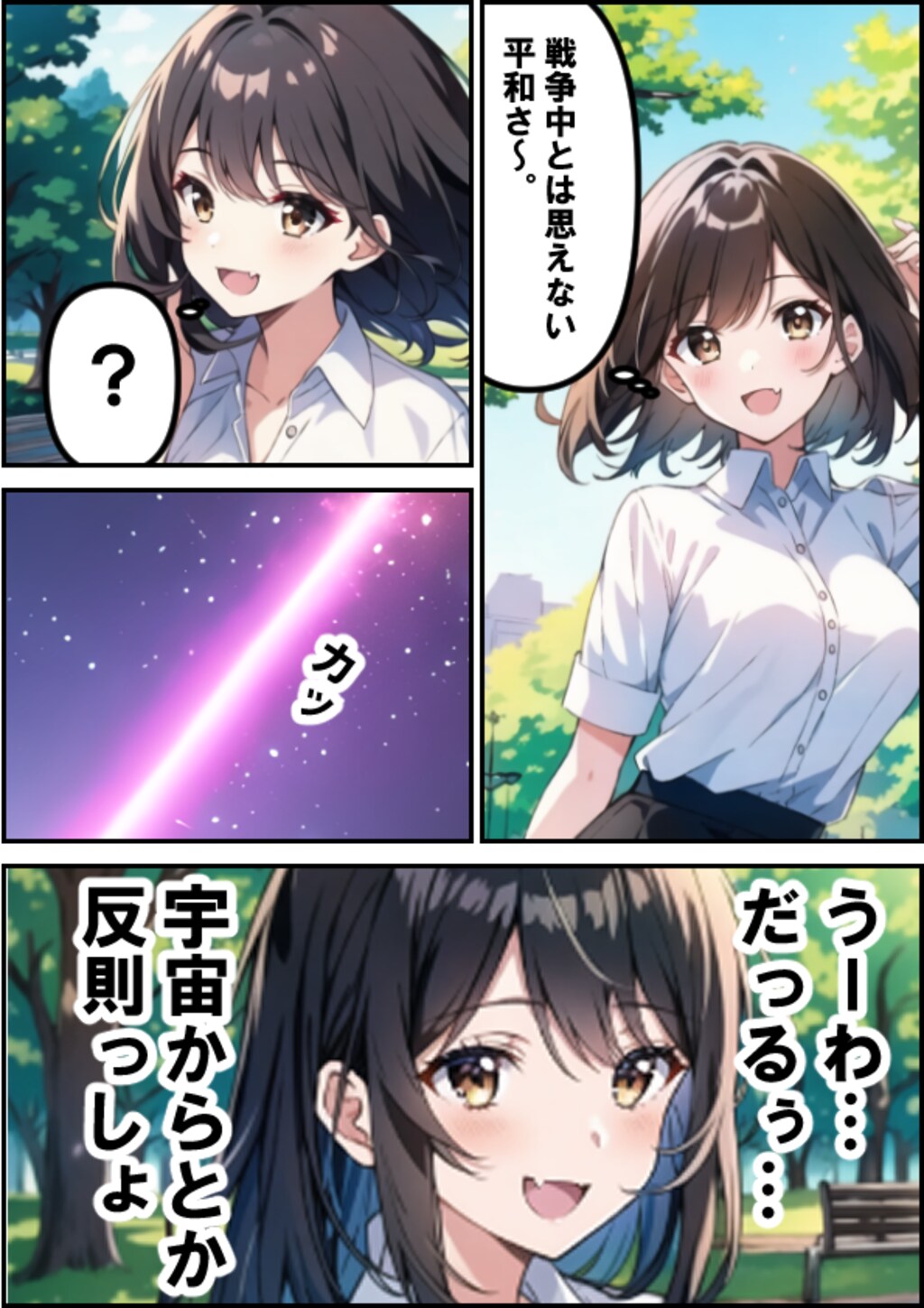 八重歯は平和がお好き？