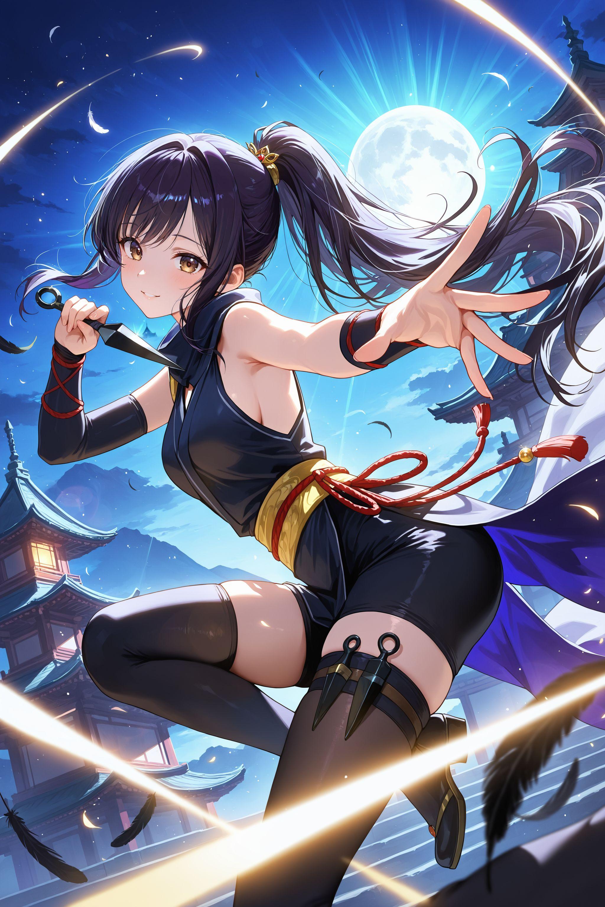 異世界の女忍者さん | の人気AIイラスト・グラビア