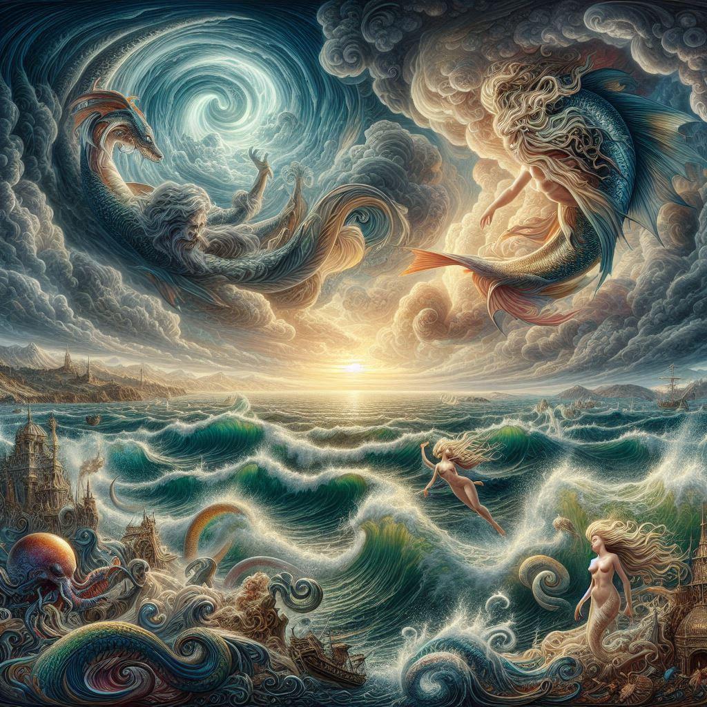 「自然の力と人間の調和」 | の人気AIイラスト・グラビア