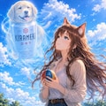 女の子と友だちのビール犬 6枚目
