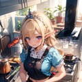 エルフ姫の職業体験(シェフ編) 4枚目