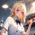 エルフ姫の職業体験(シェフ編) 2枚目