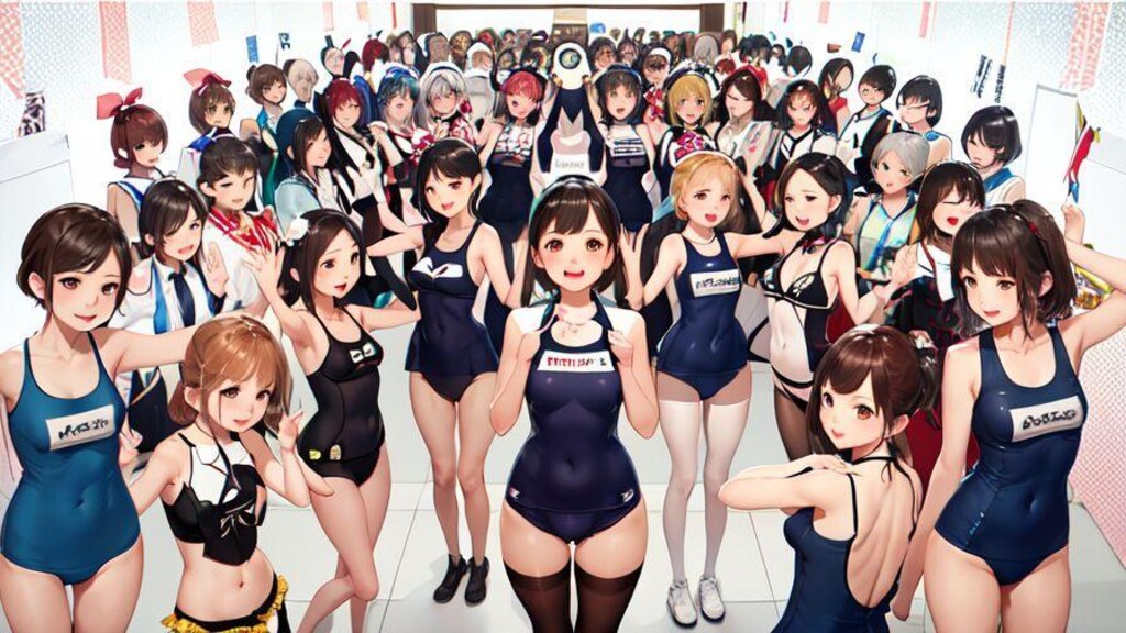 水着ブルマパンス党（悪政成敗)　10枚