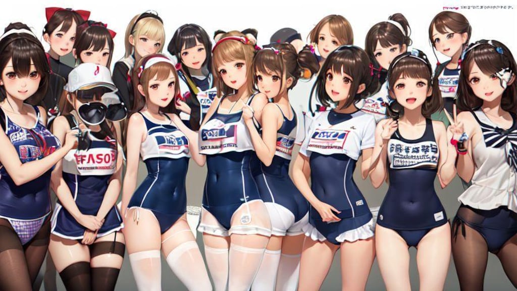 水着ブルマパンス党（悪政成敗)　10枚