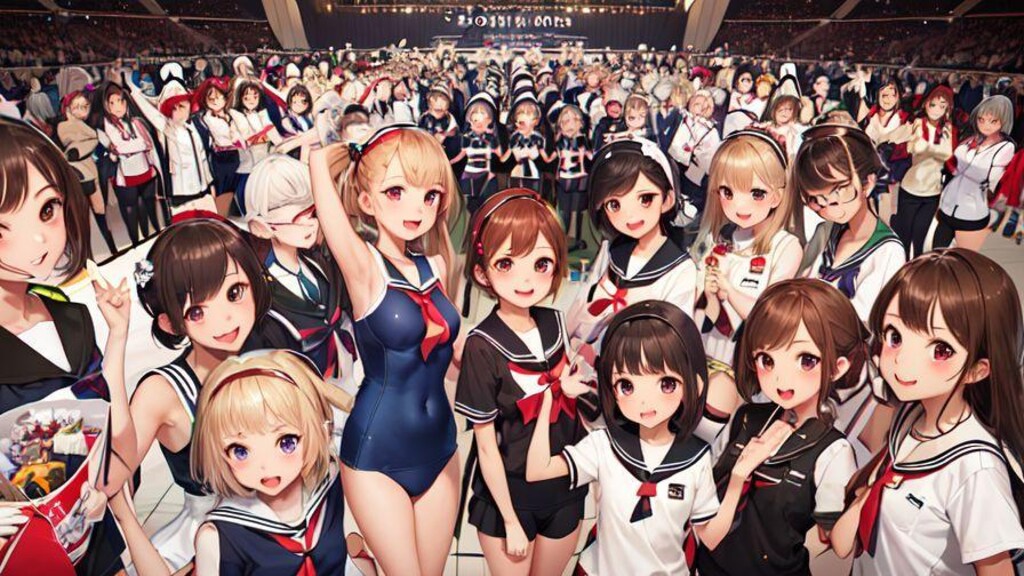 水着ブルマパンス党（悪政成敗)　10枚