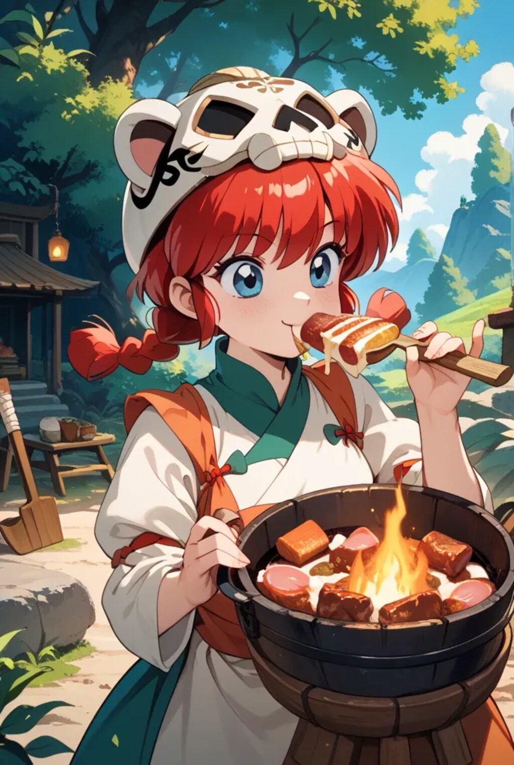 ワイルドに肉を食らう