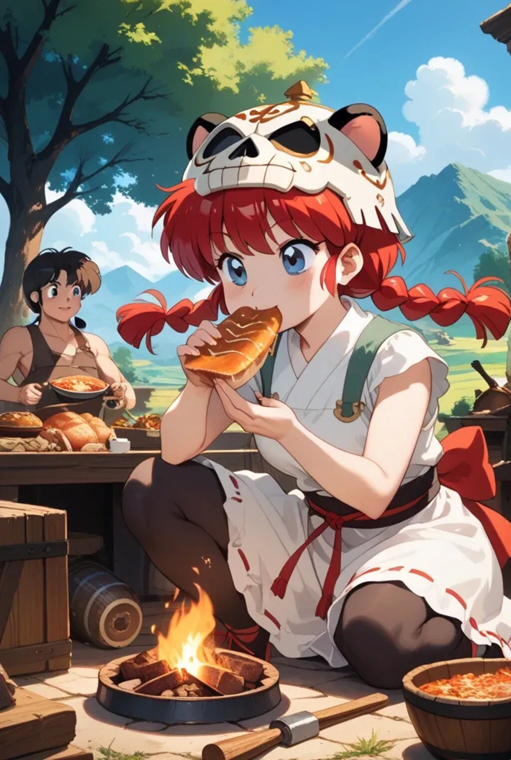 ワイルドに肉を食らう