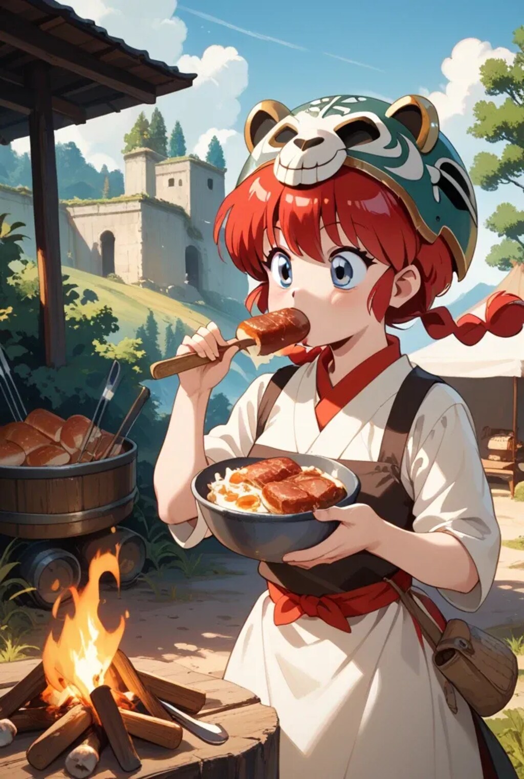 ワイルドに肉を食らう