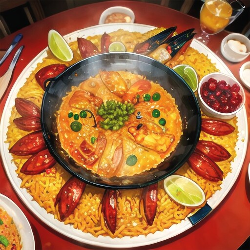 おいしいパエリア | の人気AIイラスト・グラビア