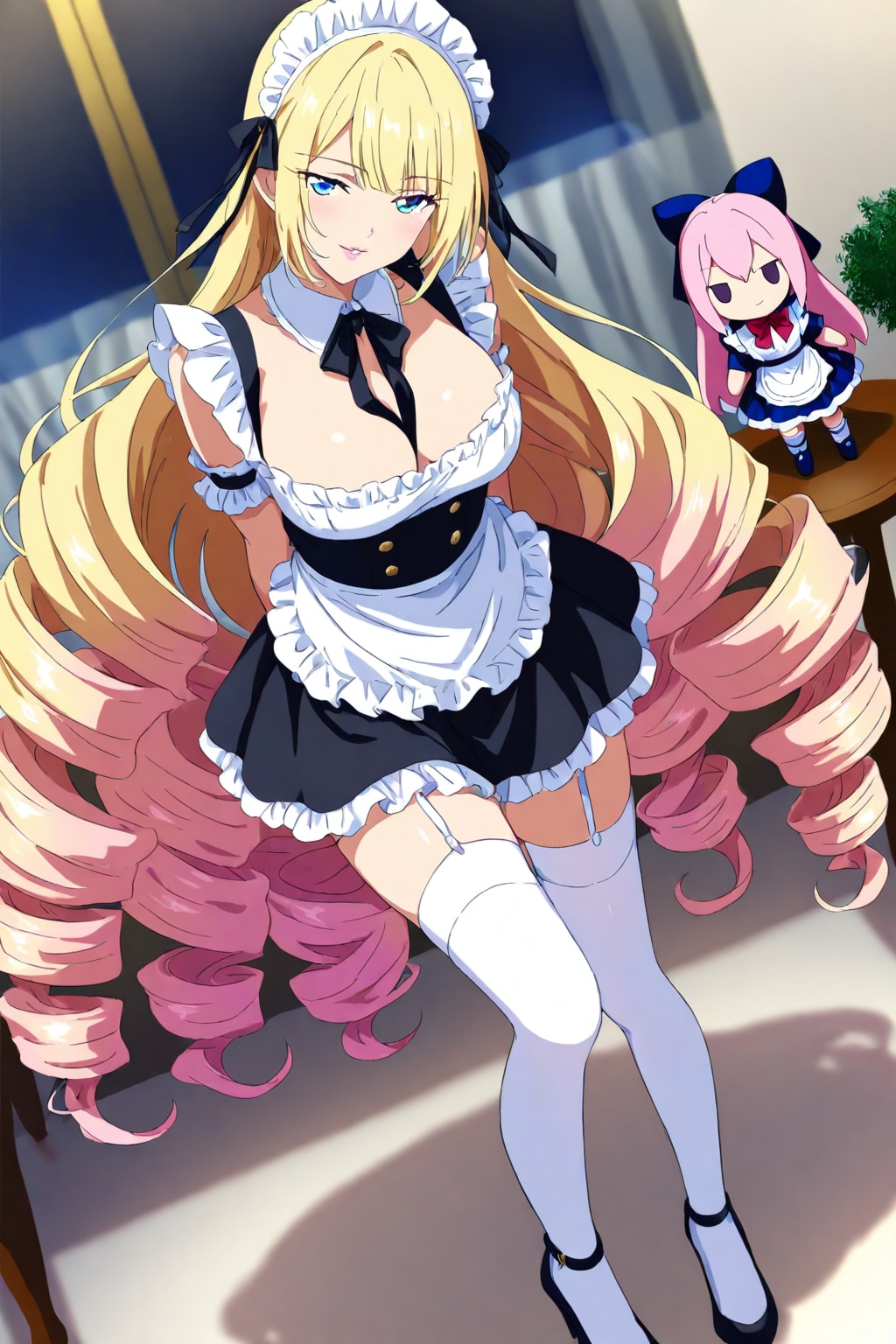 縦ロールメイドフィギュア