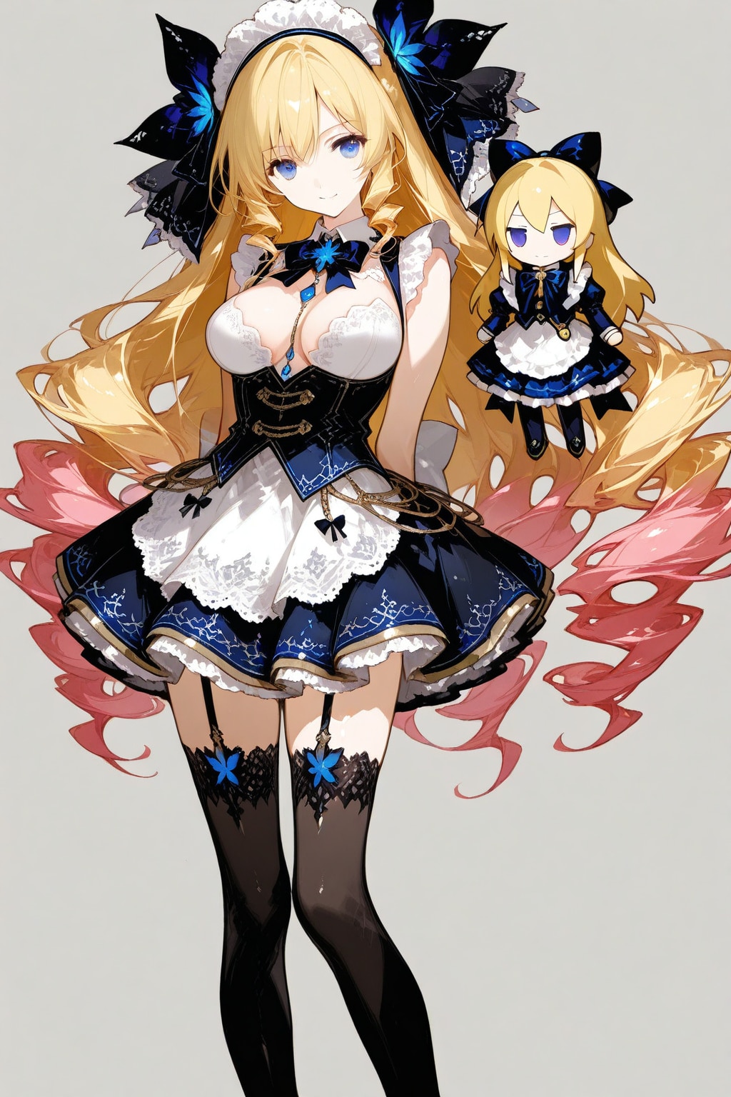 縦ロールメイドフィギュア