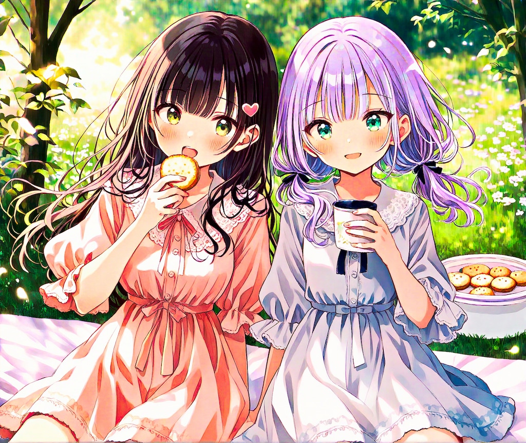 二人でピクニック